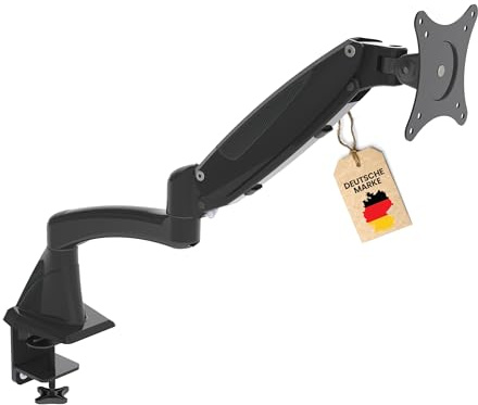 HFTEK Monitor Halter Tischhalterung für Bildschirme von 15 bis 34 Zoll -0 bis 8KG- GM112FB