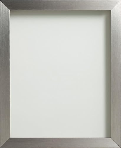 Frame Company Simpson Range Silver Picture Photo Frame, 10x8 inch *Choice of Sizes and Colours* Fitted with Real Glass