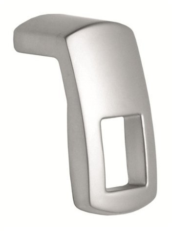 Möbelknopf Möbelgriff aus Metall - Chrom matt, Höhe - 50mm
