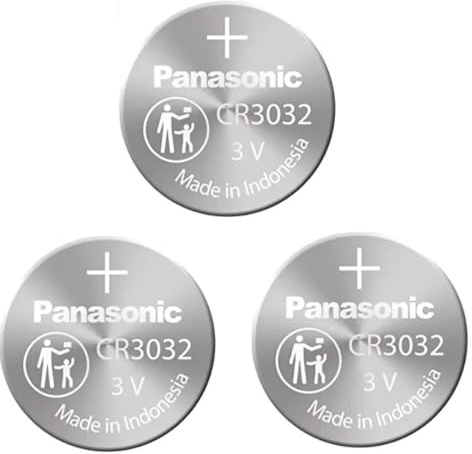 Panasonic Battery, Lithium Button Cell Cr3032- Cr 3032 (3 Pieces) by PANASONIC (English Manual)