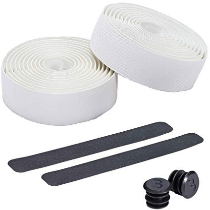 BBB Cycling Fahrrad Moutainbike Lenkerband Flexribbon Gel für Rennräder, BHT-14 , Weiss, 200 x 3 cm, Weiß