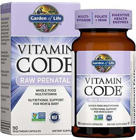 Garden Of Life, Raw Vitamin Code Prenatal 90 Organic, 90 Count