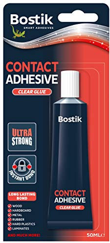 Pack of 6 Bostik Bostick glu n fix contact strong instant stick adhesive glue 50ml manufacturer part number 80211