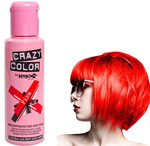 Renbow Crazy Colour Lot de 4 crèmes colorantes semi-permanentes 100 ml