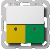 Gira 291503 Dienstzimmereinheit Notrufset System 55, reinweiß