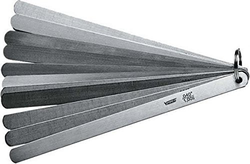 Set di 20 Spessimetro a foglia 0,1 – 2,0 mm di 200 mm