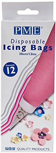 PME Disposable Icing Bags, 30 cm (12-Inch), Pack of 12