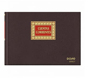 Livre de comptes DOHE 09927 quarto Bordeaux 100 Volets