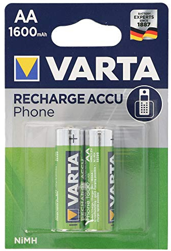 VARTA Recharge Accu Phone AA Akkus 1600 mAh 2er Blister
