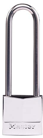 Master Lock 639EURDLJ Lucchetto Marino a Chiave e Lunghezza Archetto, Grigio, 9,7 x 3 x 1,2 cm