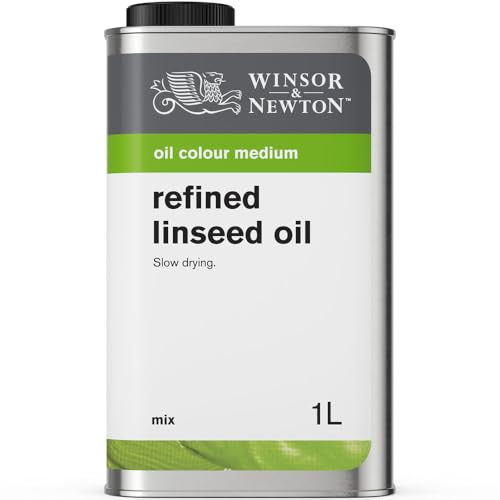 Winsor & Newton Refined Linseed Oil - 1 Liter Tin