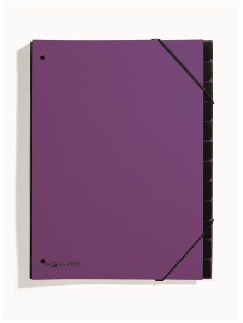 Pagna Pultordner Trend, 12-teilig, lila