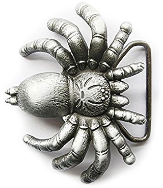 eeddoo® Gürtelschnalle - Vogelspinne - Spider - Buckle (Buckle für Wechselgürtel für Damen und Herren Belt Frauen Männer Oldschool Rockabilly Metall Gothic Wave Rock Biker Western Trucker Casino Skull