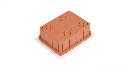 Einbaubox aus PVC, mit Deckel.