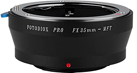 Fotodiox Pro Lens Mount Adapter, 35mm Fuji, Fujica X Lens to Micro Four Thirds (MFT) Camera such as Panasonic Lumix & BMPCC