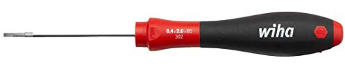 Wiha Schraubendreher SoftFinish® Schlitz mit Rundklinge für tiefliegende Schrauben (00684) 2,0 mm x 65 mm