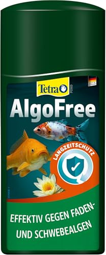 Tetra Pond AlgoFree, Algenbekämpfungsmittel, 500 ml Flasche | Vernichtet Schwebealgen- und Fadenalgen | Bekämpft langfristig grünes Wasser im Gartenteich