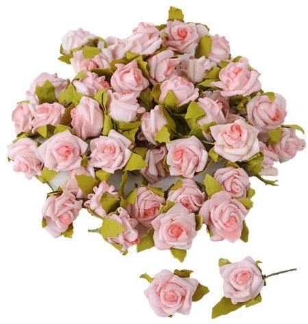 jb 50 Streuröschen in rosa Streublüten Rosen 1,5 cm