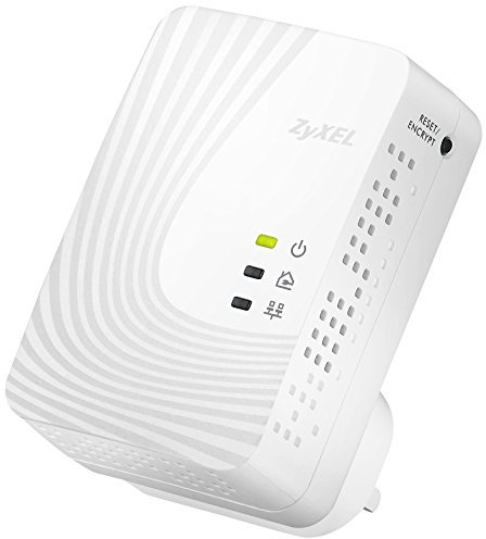ZyXEL PLA4201-EU0101F Adattatore Powerline, Connessione 500Mbps, 1 Porta LAN 10/100, Formato Mini, Bianco