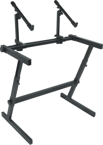 Quik Lok Z/726 Keyboard-Ständer (2 Ebenen, höhenverstellbar, Z-Rahmen)