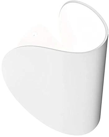 Io - Lampada da parete a LED, 2700 K, 350 lm, 16,5 x 10,5 cm, colore: Bianco