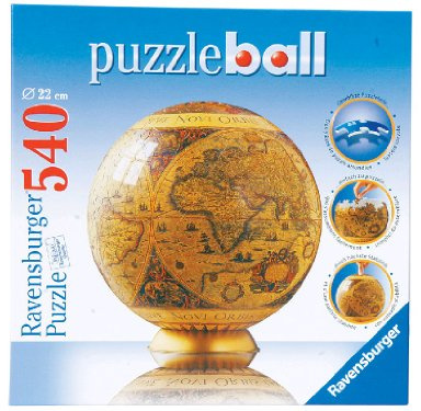 Ravensburger - Historische Weltkarte, 540 Teile Puzzleball