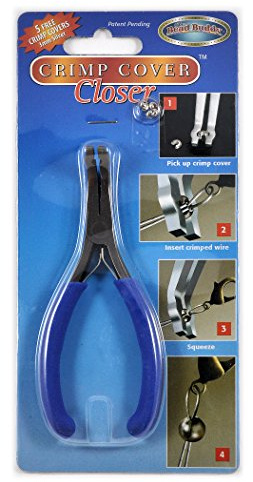 Bead Buddy Jewelry Crimping Pliers - Professional Crimp Cover Closer Tool for Jewelry Making and Beading Projects