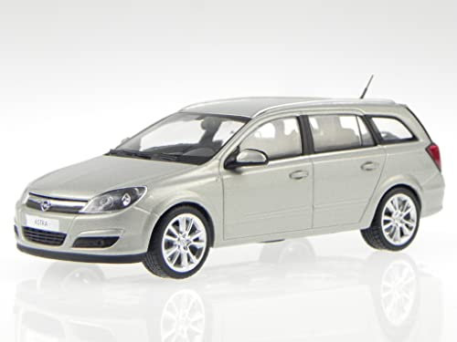 Schuco Opel Astra H Caravan Silber grau Modellauto 1:43