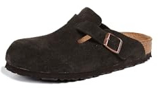 Birkenstock Unisex Boston Soft Footbed Mocha Suede Clog 39 N (US Women's 8-8.5)