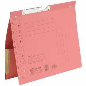 Elba 100570022 A4 Pappe Hängemappe rot - Hängemappen (A4, Karton, Rot, 320 g/m², 200 Blatt, 318 mm)
