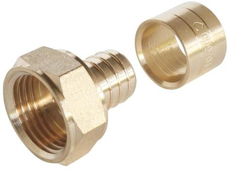 SOMATHERM FOR YOU, Raccord à glissement Femelle 20/27 pour tube PER Ø20 - Montage facile, résistant à la corrosion, norme NF, pression max 10 bars, température de 5°C à 90°C | Installez rapidement votre tube PER grâce à ce raccord à glissement, résistant à la corrosion.