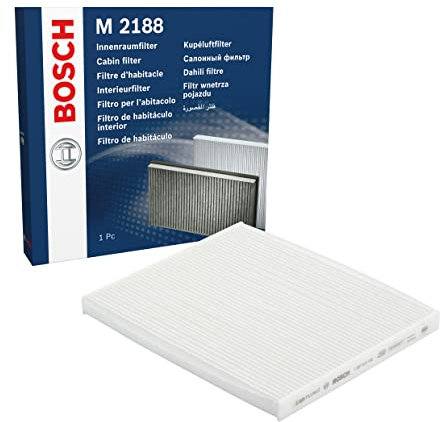 Bosch M2188 Standard Cabin Filter, Replacement Filter - Filters Pollen and Dust for Cleaner Air Inside the Vehicle