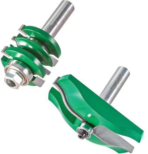 Trend CraftPro Panel Door Router Cutter Set, 1/2in Shank, TCT, Set of 2