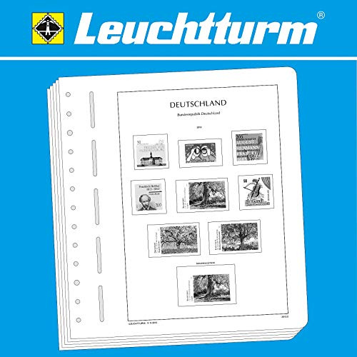 Leuchtturm 321433 - Album per francobolli Perfect DP in Design Classico - DEUTSCHES Reich 1919-1932 - Blu