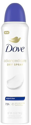 Dove Deodorant 3.8 Ounce Dry Spray Original Clean (113ml) (3 Pack)