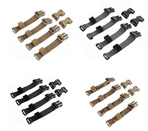 Elite Tribe Chest Rig to Vest Adapter Kit Webbing for Molle Vest Chest Rig (Wolf Gray)