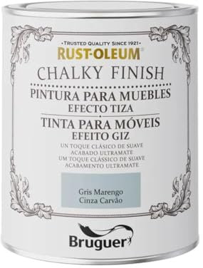 RUST-OLEUM CHALKY FINISH MUEBLES GRIS MARENGO 0,750l 5733887 BRUGUER