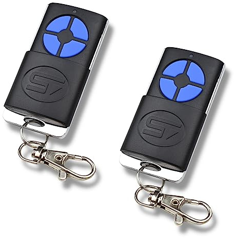 2 x Handsender Hörmann 868 MHz kompatibel | Ersetzt HSM4 HSE2 HS4 | Funk Fernbedienung für HSM HS 4 | Garagentoröffner | Garagentor Fernbedienung | Remote Control | Handsender für Garagentor