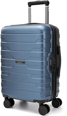 BAGSMART Carry On Luggage 19 L x14 W x9 H Airline Approved with Spinner Wheels, Lightweight 20 Inch Luggage with TSA Lock, Expandable Hard Shell Carry On Suitcases for Men Women, Royal Blue