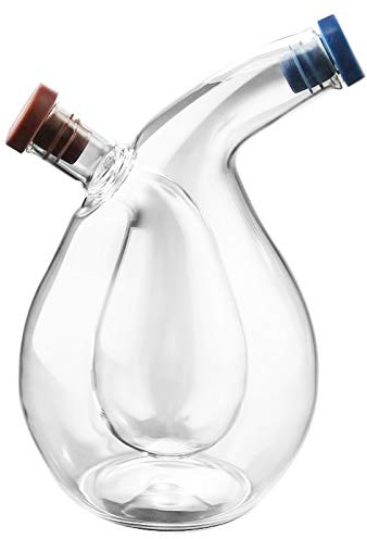 MARKELL Kök två-i-ett-oljedispenser design vinäger cruet olivburk kvalitet olja hällare smaktillsats flaska