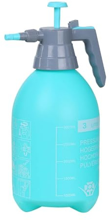 PETSOLA Pulverizador de Jardín Y Césped con Bomba de Mano, Pulverizador Manual para Granja Y Campo, Botella Pulverizadora de Agua a Presión para Detalles de a, Azul, 3L