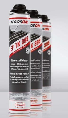 Wolfin Teroson EF TK 395 Dämmstoffkleber Pistolenschaum Flachdach 825 ml