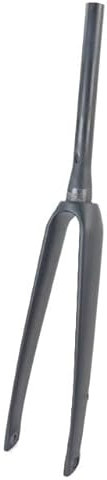 QAINKUN Federgabel Carbon-Rennradgabel, Carbon 700c Disc Max-Reifen, 32C Flat Mout, 140 mm Steckachse, 100 x 12 mm, alle inneren versteckten Rennrad-Disc-Gabeln Fahrradgabel(Black Matte)
