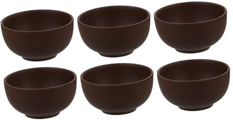 FUNOMOCYA 6stücke Violette Tontasse Kleine Teetasse Handgemachte Tontasse Kung-fu-tasse Tee Tassen Für Zuhause
