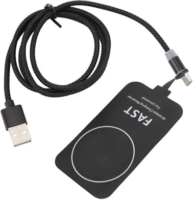 Type C Magnetic Wireless Charging Receiver, 5V DC2000mA Fast Charging 10W Charging Receiver Chip, USB C Qi Charging Adapter for All Type C Cellphones
