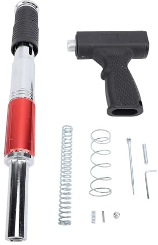 Cloueur à béton, cloueur en acier portable, outil de rivetage de fixation murale avec tube de silencieux, kit de pistolet à clous manuel pour décoration de plafond, rideau de