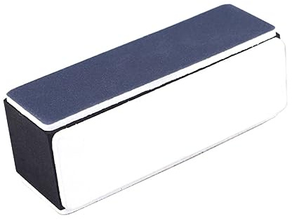 BESTYASH Pulidor de Uñas Esponja Negra de 4 Lados, 3 Piezas Duraderas de Papel de Lija y Esponja, Fácil de Usar para Uso en Casa y Salón Profesional