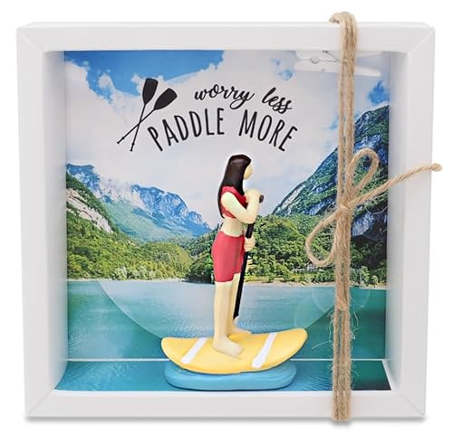 ZauberDeko Geldgeschenk Stand Up Paddler Frau See Paddling Board Gutschein Verpackung Geburtstag