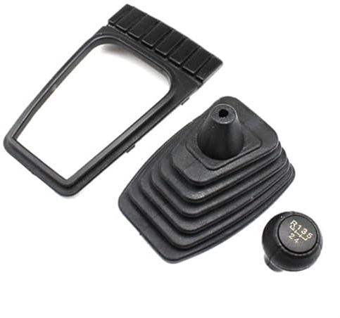 Schalthebelkopf Für VW für Golf MK2 II für Jetta II MK2 Auto-Schaltmanschette, Kofferraumabdeckung oder Griffknopf oder Rahmen, 5-Gang-Schaltknauf(‎3pcs)