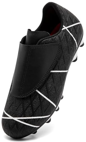 VTASQ Chaussures de Football Garçon Fille Chaussure de Foot Spike Crampons Adolescents Athlétisme Professionnel Entrainement Chaussures de Sport pour Extérieur